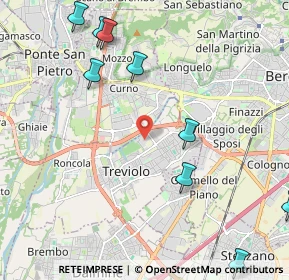 Mappa Via Carlo Alberto dalla Chiesa n. 13 capannone, 24048 Treviolo BG, Italia (3.01091)