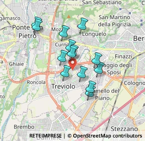 Mappa Via Carlo Alberto dalla Chiesa n. 13 capannone, 24048 Treviolo BG, Italia (1.37071)