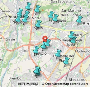 Mappa Via Carlo Alberto dalla Chiesa n. 13 capannone, 24048 Treviolo BG, Italia (2.275)