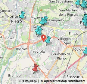 Mappa Via Carlo Alberto dalla Chiesa n. 13 capannone, 24048 Treviolo BG, Italia (3.16)