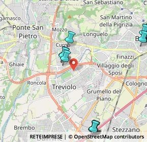 Mappa Via Carlo Alberto dalla Chiesa n. 13 capannone, 24048 Treviolo BG, Italia (3.2925)