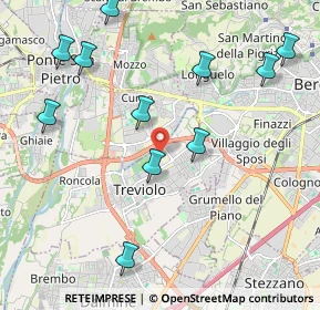Mappa Via Carlo Alberto dalla Chiesa n. 13 capannone, 24048 Treviolo BG, Italia (2.36545)
