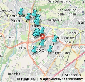 Mappa Via Carlo Alberto dalla Chiesa n. 13 capannone, 24048 Treviolo BG, Italia (1.39)
