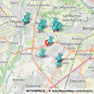 Mappa Via Carlo Alberto dalla Chiesa n. 13 capannone, 24048 Treviolo BG, Italia (1.80375)