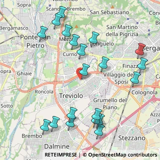 Mappa Via Carlo Alberto dalla Chiesa n. 13 capannone, 24048 Treviolo BG, Italia (2.489)