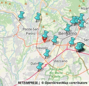 Mappa Via Carlo Alberto dalla Chiesa n. 13 capannone, 24048 Treviolo BG, Italia (4.99944)