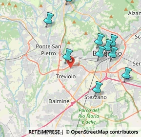 Mappa Via Carlo Alberto dalla Chiesa n. 13 capannone, 24048 Treviolo BG, Italia (4.62182)