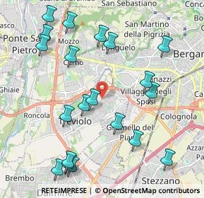 Mappa Via Architetto G. Broglio, 24048 Treviolo BG, Italia (2.3765)