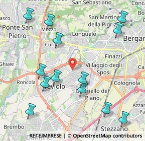 Mappa Via Architetto G. Broglio, 24048 Treviolo BG, Italia (2.45308)