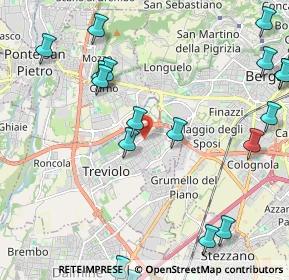 Mappa Via Architetto G. Broglio, 24048 Treviolo BG, Italia (2.85474)