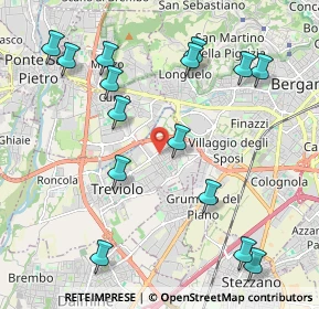 Mappa Via Architetto G. Broglio, 24048 Treviolo BG, Italia (2.36067)