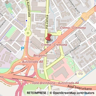 Mappa Via per Zanica, 67, 24126 Bergamo, Bergamo (Lombardia)