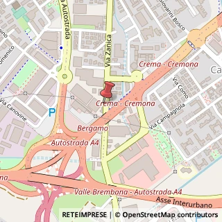 Mappa Via per Zanica, 58, 24126 Bergamo, Bergamo (Lombardia)