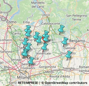 Mappa Via A. Volta, 23871 Lomagna LC, Italia (11.922)
