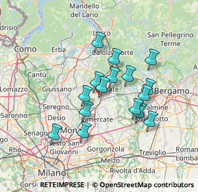 Mappa Via Alessandro Volta, 23871 Lomagna LC, Italia (11.40938)