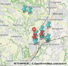 Mappa Via Alessandro Volta, 23871 Lomagna LC, Italia (1.40091)