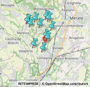 Mappa Via Alessandro Volta, 23871 Lomagna LC, Italia (1.46917)