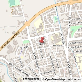 Mappa Via Lorenzo Lotto, 14, 31033 Castelfranco Veneto, Treviso (Veneto)