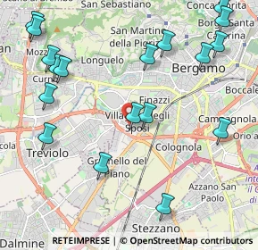 Mappa Via Valgimigli Manara, 24127 Bergamo BG, Italia (2.60333)