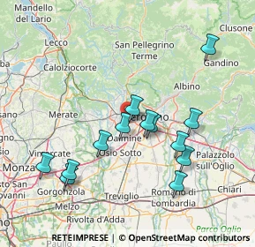 Mappa Asse Interurbano SS671 KM0, 24035 Curno BG, Italia (14.55231)