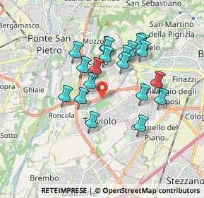 Mappa Asse Interurbano SS671 KM0, 24035 Curno BG, Italia (1.5145)