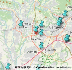 Mappa Asse Interurbano SS671 KM0, 24035 Curno BG, Italia (5.47294)