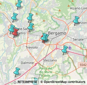 Mappa Strada Alla Trucca, 24127 Bergamo BG (5.21071)