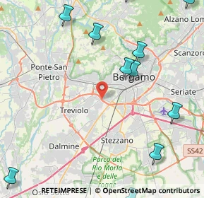 Mappa Strada Alla Trucca, 24048 Treviolo BG, Italia (5.96818)