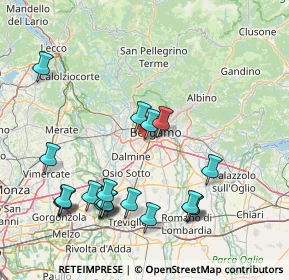 Mappa Strada Alla Trucca, 24048 Treviolo BG, Italia (17.8355)