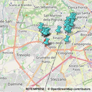 Mappa Strada Alla Trucca, 24048 Treviolo BG, Italia (1.7325)