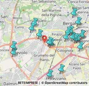 Mappa Strada Alla Trucca, 24048 Treviolo BG, Italia (2.318)