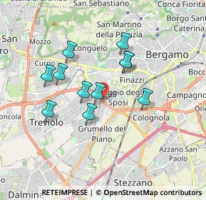 Mappa Strada Alla Trucca, 24048 Treviolo BG, Italia (1.49273)