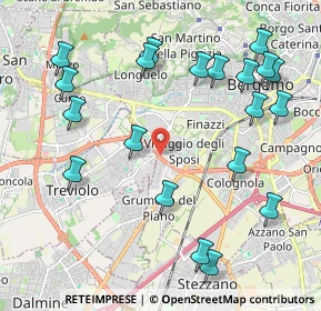 Mappa Strada Alla Trucca, 24048 Treviolo BG, Italia (2.4175)
