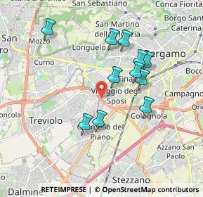 Mappa Strada Alla Trucca, 24048 Treviolo BG, Italia (1.65636)