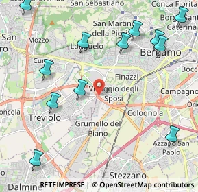 Mappa Strada Alla Trucca, 24048 Treviolo BG, Italia (2.69667)