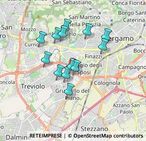 Mappa Strada Alla Trucca, 24048 Treviolo BG, Italia (1.43385)