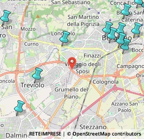Mappa Strada Alla Trucca, 24048 Treviolo BG, Italia (3.25769)