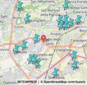 Mappa Strada Alla Trucca, 24048 Treviolo BG, Italia (2.535)