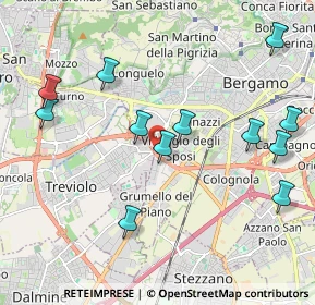 Mappa Strada Alla Trucca, 24048 Treviolo BG, Italia (2.23083)