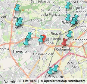 Mappa Strada Alla Trucca, 24127 Bergamo BG (2.49563)