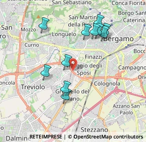 Mappa Strada Alla Trucca, 24048 Treviolo BG, Italia (1.87091)