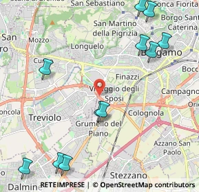 Mappa Strada Alla Trucca, 24048 Treviolo BG, Italia (2.71273)