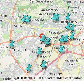 Mappa Strada Alla Trucca, 24048 Treviolo BG, Italia (2.0265)