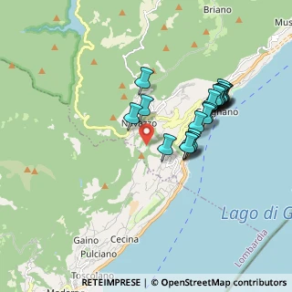 Mappa Via Sostaga, 25084 Gargnano BS, Italia (1.658)