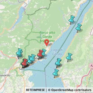 Mappa Via Sostaga, 25084 Gargnano BS, Italia (9.9915)
