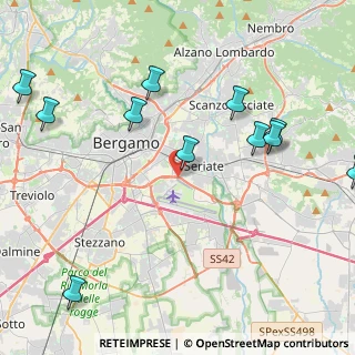 Mappa Via Camillo Benso di Cavour, 24068 Seriate BG, Italia (5.09273)