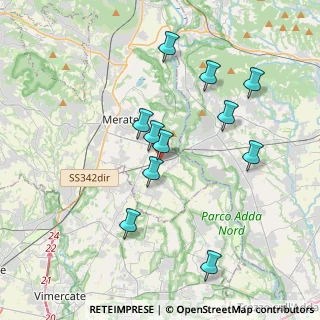 Mappa Via Giacomo Matteotti, 23877 Paderno d'Adda LC, Italia (3.57545)