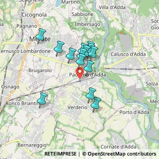 Mappa Via Giacomo Matteotti, 23877 Paderno d'Adda LC, Italia (1.36786)