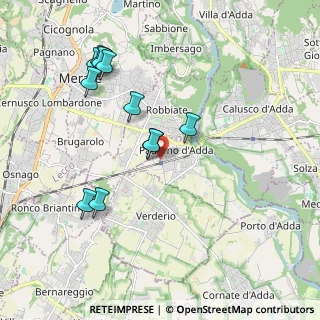 Mappa Via Giacomo Matteotti, 23877 Paderno d'Adda LC, Italia (1.93909)