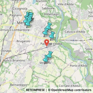 Mappa Via Giacomo Matteotti, 23877 Paderno d'Adda LC, Italia (2.09167)